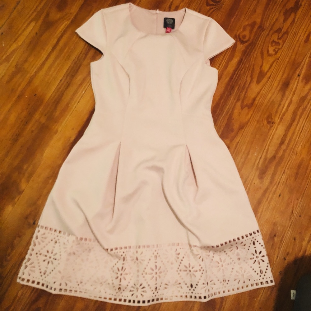 Vince Camuto muted pink dress